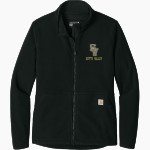 Scotts Valley Falcons Carhartt Women's Textured Full-Zip Fleece Jacket Front Thumbnail