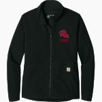 Valley Lutheran Flames <span class="pdp-name-mascot">Valley Lutheran High School Flames</span> Carhartt Women's Textured Full-Zip Fleece Jacket Front Thumbnail