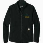 Green Acres Grizzlies <span class="pdp-name-mascot">Green Acres School Grizzlies</span> Carhartt Women's Textured Full-Zip Fleece Jacket Front Thumbnail