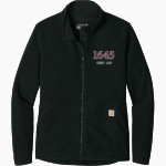 Roxbury Latin <span class="pdp-name-mascot">Roxbury Latin Foxes</span> Carhartt Women's Textured Full-Zip Fleece Jacket Front Thumbnail