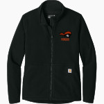Tusculum University Pioneer Athletics <span class="pdp-name-mascot">TUSCULUM Pioneers</span> Carhartt Women's Textured Full-Zip Fleece Jacket Front Thumbnail