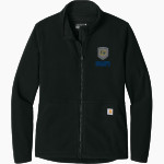 EAST NOBLE HIGH SCHOOL KNIGHTS <span class="pdp-name-mascot">EAST NOBLE KNIGHTS</span> Carhartt Women's Textured Full-Zip Fleece Jacket Front Thumbnail