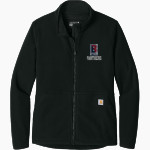 West Tech Panthers <span class="pdp-name-mascot">West Tech Panthers</span> Carhartt Women's Textured Full-Zip Fleece Jacket Front Thumbnail