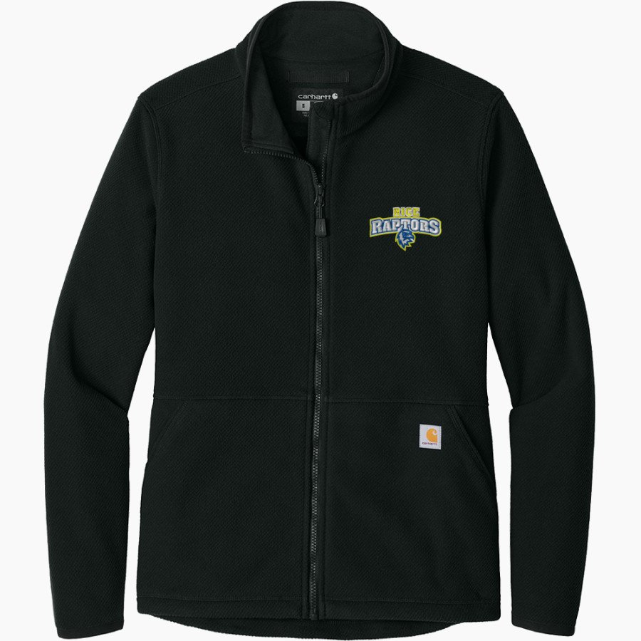 Rice Raptors <span class="pdp-name-mascot">Rice Elementary School Raptors</span> Carhartt Women's Textured Full-Zip Fleece Jacket