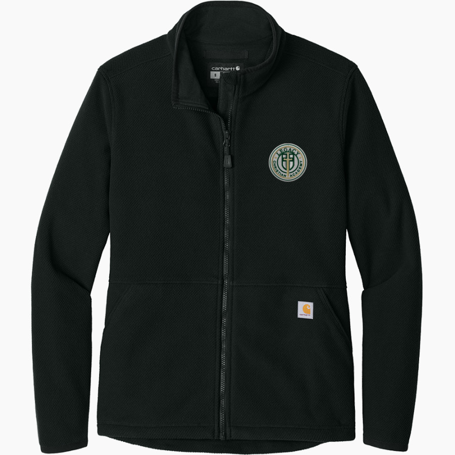 LEGACY CHRISTIAN WARRIORS Carhartt Women's Textured Full-Zip Fleece Jacket
