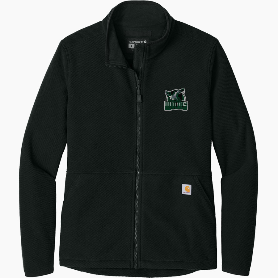 Woods Charter Wolves Carhartt Women's Textured Full-Zip Fleece Jacket