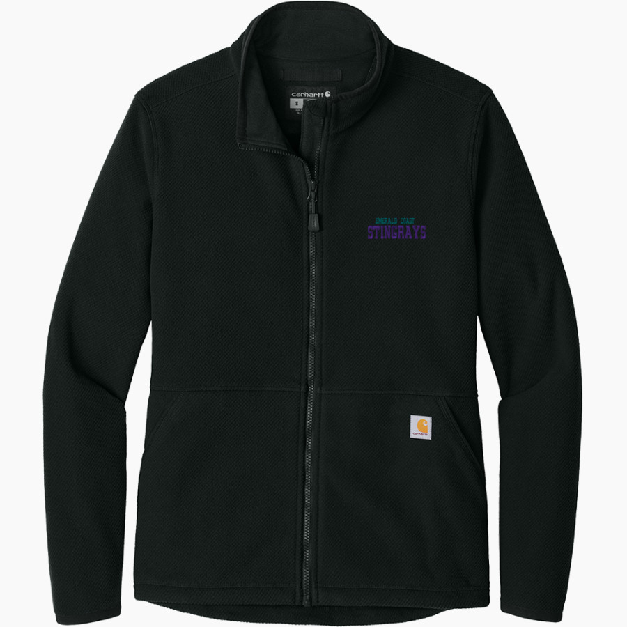 Emerald Coast Stingrays <span class="pdp-name-mascot">Emerald Coast Stingrays</span> Carhartt Women's Textured Full-Zip Fleece Jacket