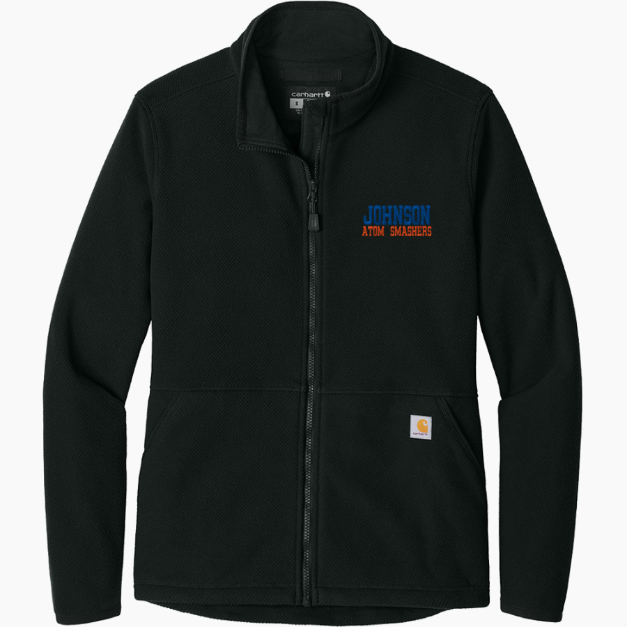 Johnson Atom Smashers <span class="pdp-name-mascot">Sol C. Johnson Atom Smashers</span> Carhartt Women's Textured Full-Zip Fleece Jacket