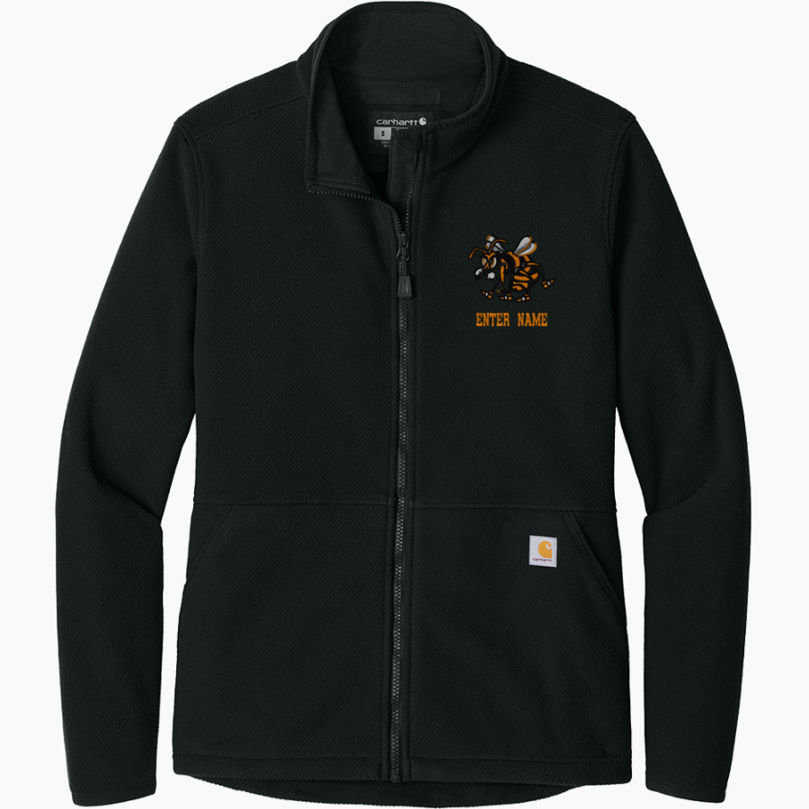 BOOKER T WASHINGTON HIGH SCHOOL HORNETS <span class="pdp-name-mascot">BOOKER T WASHINGTON HORNETS</span> Carhartt Women's Textured Full-Zip Fleece Jacket