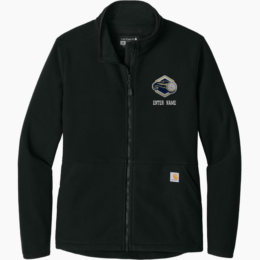 ST DAVID'S HIGH SCHOOL WARRIORS <span class="pdp-name-mascot">ST DAVID'S WARRIORS</span> Carhartt Women's Textured Full-Zip Fleece Jacket