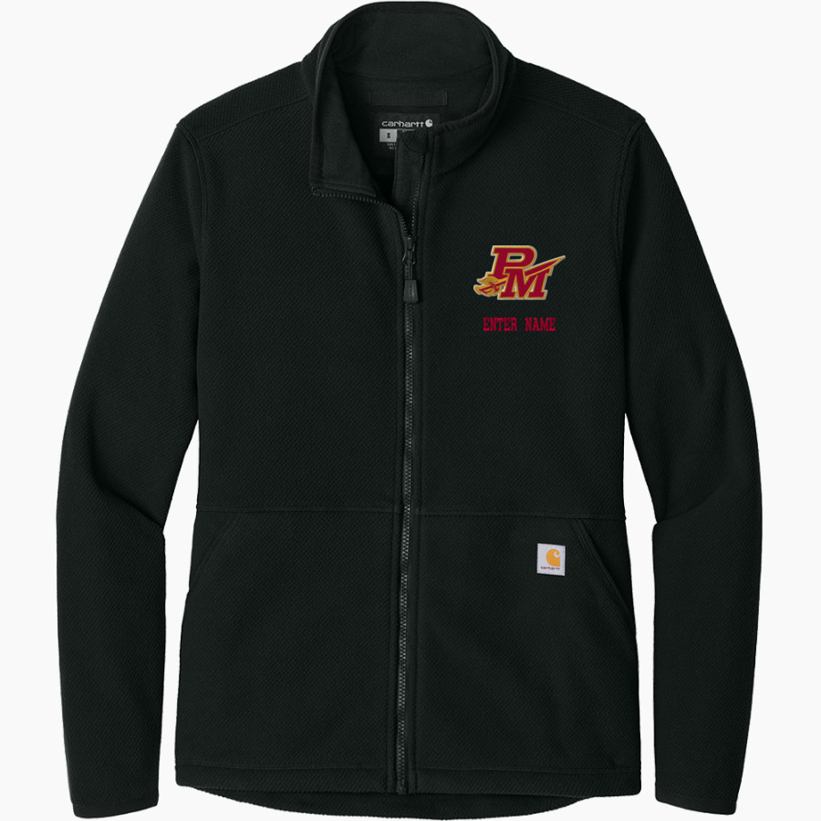 PURCELL MARIAN CAVALIERS official sideline store Carhartt Women's Textured Full-Zip Fleece Jacket