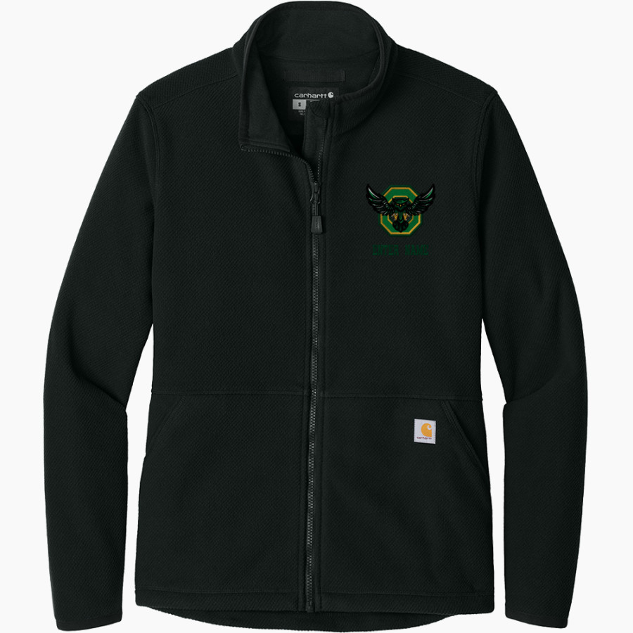 OVERLAKE OWLS ONLINE STORE Carhartt Women's Textured Full-Zip Fleece Jacket