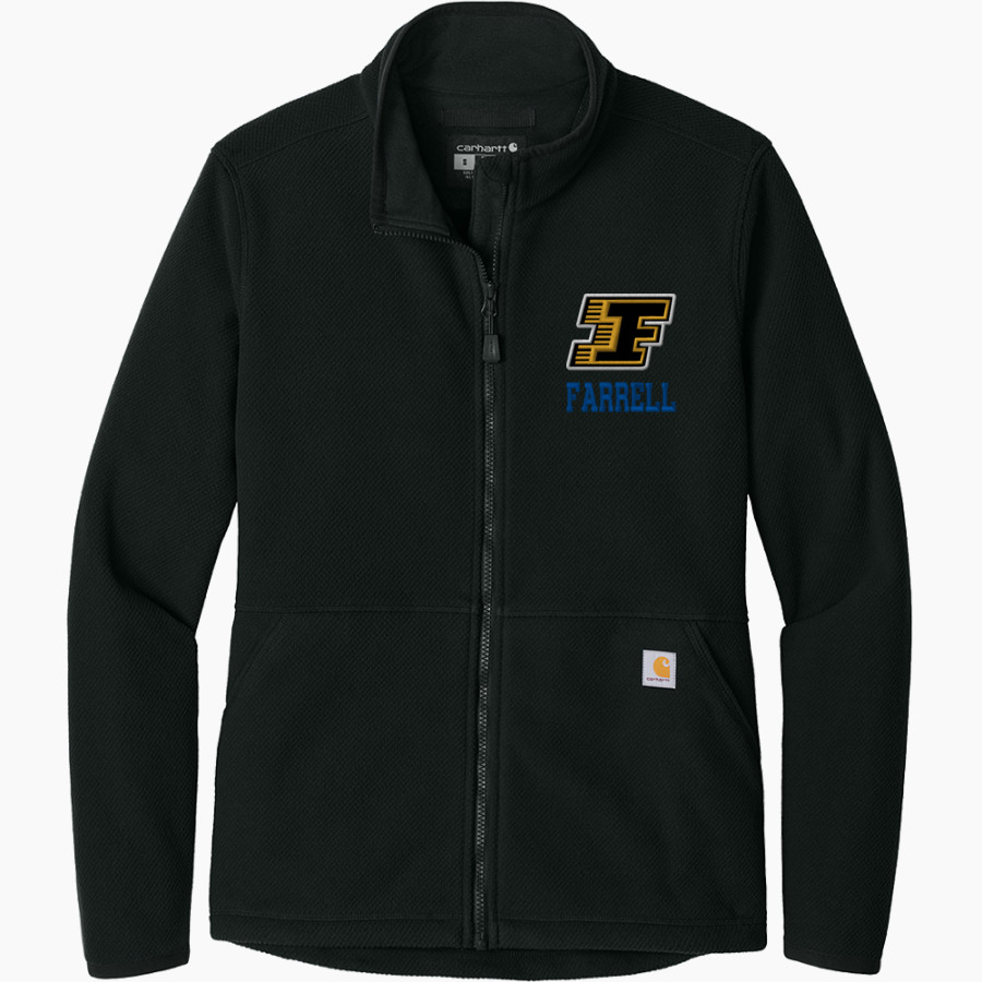 FARRELL HIGH SCHOOL STEELERS Carhartt Women's Textured Full-Zip Fleece Jacket