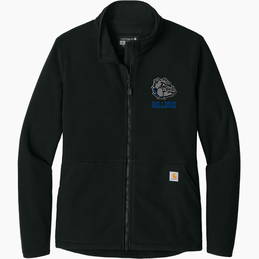 SPARTA HIGH SCHOOL BULLDOGS <span class="pdp-name-mascot">SPARTA BULLDOGS</span> Carhartt Women's Textured Full-Zip Fleece Jacket