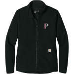 Pate Pandas <span class="pdp-name-mascot">Pate Elementary School Pandas</span> Carhartt Women's Textured Full-Zip Fleece Jacket Front Thumbnail