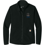 Continental Pirates <span class="pdp-name-mascot">Continental Pirates</span> Carhartt Women's Textured Full-Zip Fleece Jacket Front Thumbnail