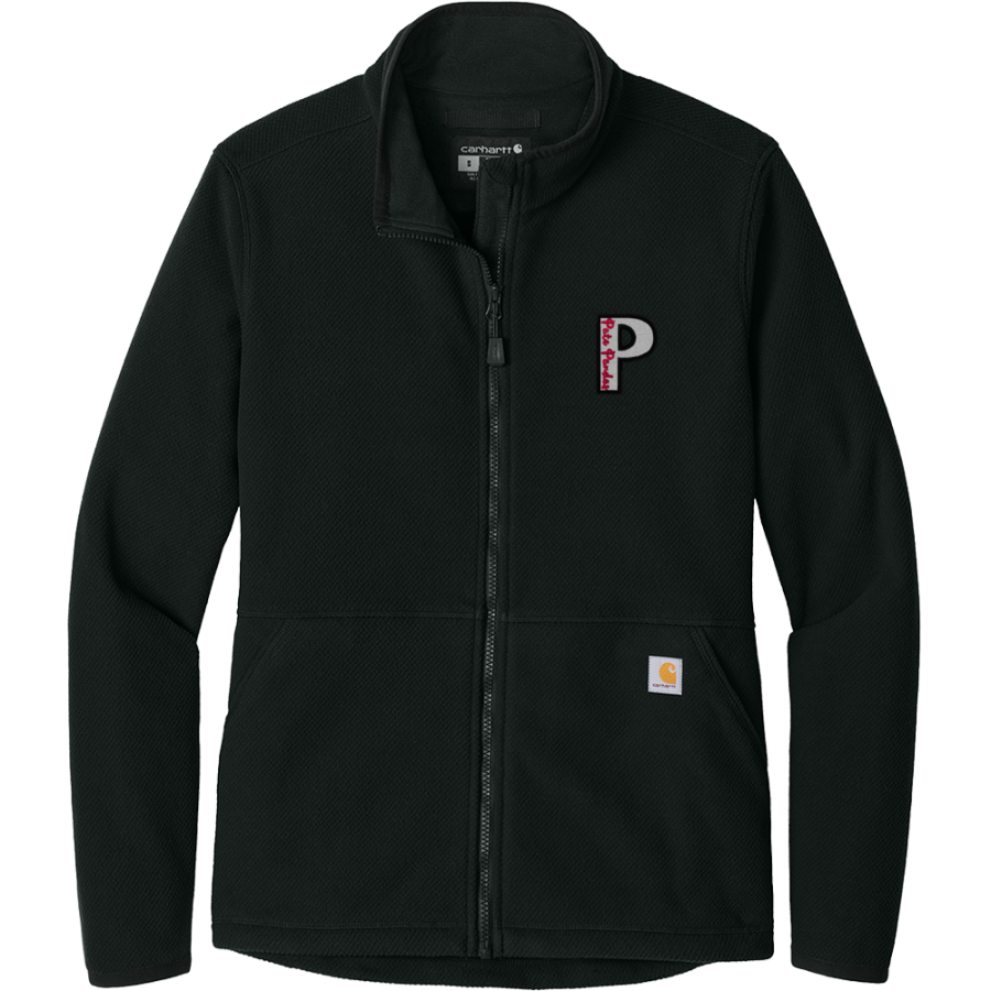 Pate Pandas <span class="pdp-name-mascot">Pate Elementary School Pandas</span> Carhartt Women's Textured Full-Zip Fleece Jacket
