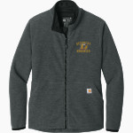 DEFOREST HIGH SCHOOL NORSKIES Carhartt Women's Textured Full-Zip Fleece Jacket Front Thumbnail