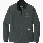 Manassas Park Cougars <span class="pdp-name-mascot">Manassas Park Cougars</span> Carhartt Women's Textured Full-Zip Fleece Jacket Front Thumbnail