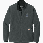 Traders Point Knights <span class="pdp-name-mascot">Traders Point KnightS</span> Carhartt Women's Textured Full-Zip Fleece Jacket Front Thumbnail