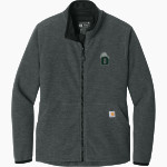 Delphian Dragons <span class="pdp-name-mascot">Delphian Dragons</span> Carhartt Women's Textured Full-Zip Fleece Jacket Front Thumbnail