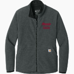 COLLEGE OF ST BENEDICT Bennies <span class="pdp-name-mascot">COLLEGE OF ST BENEDICT</span> Carhartt Women's Textured Full-Zip Fleece Jacket Front Thumbnail