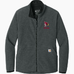 Eleva-Strum Cardinals Carhartt Women's Textured Full-Zip Fleece Jacket Front Thumbnail