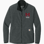 Montgomery Vikings <span class="pdp-name-mascot">Montgomery High School Vikings</span> Carhartt Women's Textured Full-Zip Fleece Jacket Front Thumbnail