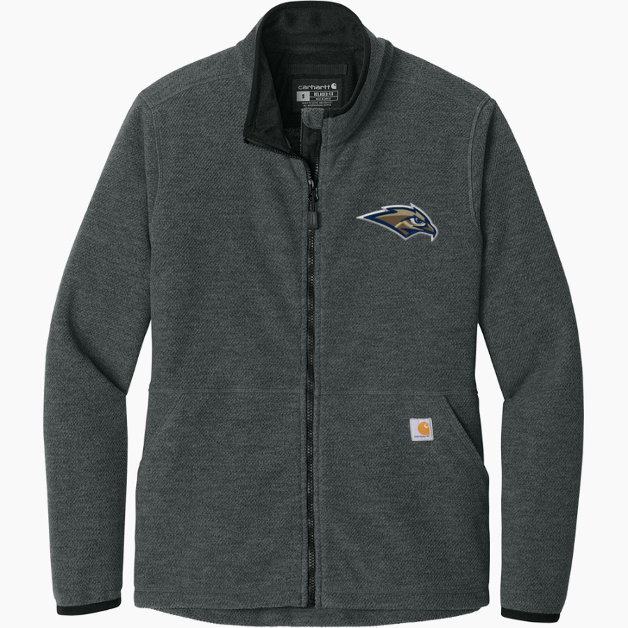 Oral Roberts Golden Eagles <span class="pdp-name-mascot">Oral Roberts Golden Eagles</span> Carhartt Women's Textured Full-Zip Fleece Jacket