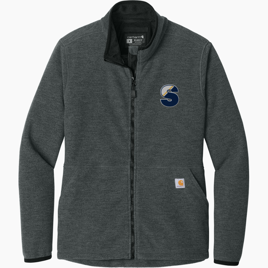 Smith Bears <span class="pdp-name-mascot">SMITH COLLEGE BEARS</span> Carhartt Women's Textured Full-Zip Fleece Jacket