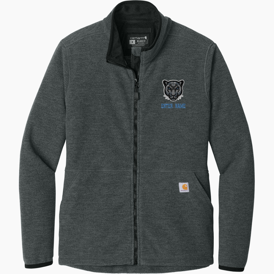 Pearson Panthers <span class="pdp-name-mascot">Pearson School Panthers</span> Carhartt Women's Textured Full-Zip Fleece Jacket