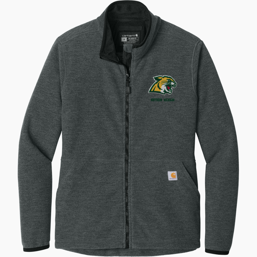 Northern Michigan Wildcats <span class="pdp-name-mascot">Northern Michigan Wildcats</span> Carhartt Women's Textured Full-Zip Fleece Jacket