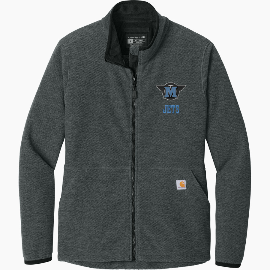 San Diego Miramar Jets <span class="pdp-name-mascot">San Diego Miramar College Jets</span> Carhartt Women's Textured Full-Zip Fleece Jacket