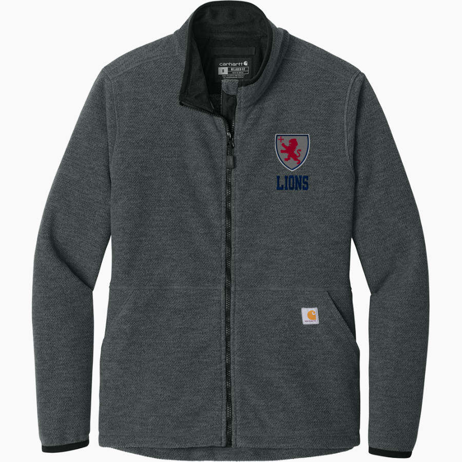 CAIR PARAVEL LATIN SCHOOL LIONS <span class="pdp-name-mascot">CAIR PARAVEL LATIN LIONS</span> Carhartt Women's Textured Full-Zip Fleece Jacket