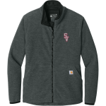SIERRA VISTA HIGH SCHOOL DONS <span class="pdp-name-mascot">SIERRA VISTA DONS</span> Carhartt Women's Textured Full-Zip Fleece Jacket Front Thumbnail
