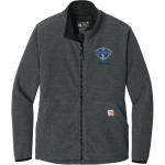 Mount St. Mary Academy believe in the boom <span class="pdp-name-mascot">Mount Saint Mary Academy Thunder</span> Carhartt Women's Textured Full-Zip Fleece Jacket Front Thumbnail