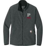 Parma Panthers <span class="pdp-name-mascot">Parma Panthers</span> Carhartt Women's Textured Full-Zip Fleece Jacket Front Thumbnail