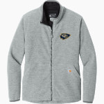 Grant County Braves The Official Online Store <span class="pdp-name-mascot">Grant County Braves</span> Carhartt Women's Textured Full-Zip Fleece Jacket Front Thumbnail
