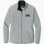 LOCKHART HIGH SCHOOL LIONS <span class="pdp-name-mascot">LOCKHART LIONS</span> Carhartt Women's Textured Full-Zip Fleece Jacket Front Thumbnail