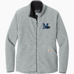 Marian SABRES <span class="pdp-name-mascot">Marian University SABRES</span> Carhartt Women's Textured Full-Zip Fleece Jacket Front Thumbnail