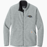 Oral Roberts Golden Eagles <span class="pdp-name-mascot">Oral Roberts Golden Eagles</span> Carhartt Women's Textured Full-Zip Fleece Jacket Front Thumbnail