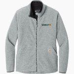 Sabot School Sabot School <span class="pdp-name-mascot">STONY POINT SCHOOL</span> Carhartt Women's Textured Full-Zip Fleece Jacket Front Thumbnail