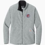 Tremper Trojans Carhartt Women's Textured Full-Zip Fleece Jacket Front Thumbnail