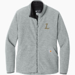 Lebanon Tigers <span class="pdp-name-mascot">Lebanon Tigers</span> Carhartt Women's Textured Full-Zip Fleece Jacket Front Thumbnail