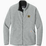 Dominican Stars <span class="pdp-name-mascot">Dominican University Stars</span> Carhartt Women's Textured Full-Zip Fleece Jacket Front Thumbnail
