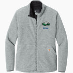 Carver Community Eagles <span class="pdp-name-mascot">Carver Community Eagles</span> Carhartt Women's Textured Full-Zip Fleece Jacket Front Thumbnail