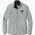 SOUTH WESTERN SENIOR HIGH SCHOOL MUSTANGS <span class="pdp-name-mascot">SOUTH WESTERN MUSTANGS</span> Carhartt Women's Textured Full-Zip Fleece Jacket Front Thumbnail