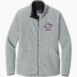 CASTON HIGH SCHOOL COMETS <span class="pdp-name-mascot">CASTON COMETS</span> Carhartt Women's Textured Full-Zip Fleece Jacket Front Thumbnail
