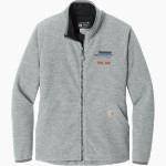 COLUMBIA ACADEMY COUGARS <span class="pdp-name-mascot">COLUMBIA ACADEMY COUGARS</span> Carhartt Women's Textured Full-Zip Fleece Jacket Front Thumbnail