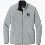 St. Patrick's Academy Wolfhounds <span class="pdp-name-mascot">Great Falls Central Catholic H S Mustangs</span> Carhartt Women's Textured Full-Zip Fleece Jacket Front Thumbnail